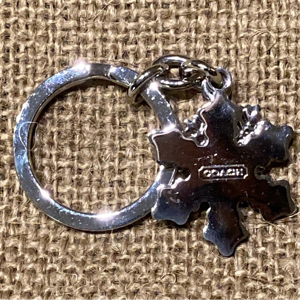 Coach Silver Snowflake Keychain - Picture 4 of 6